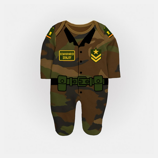 Future Commander Sleep Suit | Custom Sleep Suit for Your Little Leader