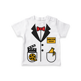 Future Director T-shirt | Custom T-shirt for Your Little Storyteller - WHITE - 0-5 Months Old (Chest 17")