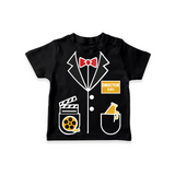 Future Director T-shirt | Custom T-shirt for Your Little Storyteller - BLACK - 0-5 Months Old (Chest 17")
