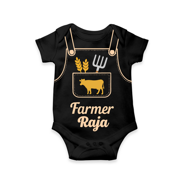 Mini Farmer Romper | Personalized Baby Romper with Cute Farmer Design
