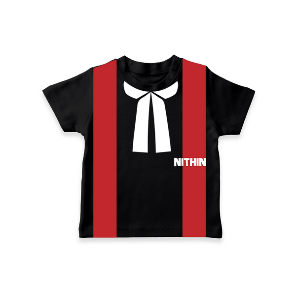 Custom Little Judge T-shirt | Personalized T-shirt for Your Future Judge - BLACK - 0-5 Months Old (Chest 17")