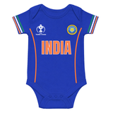 India Inspired Baby Cricket Jersey Romper – Classic Blue Edition