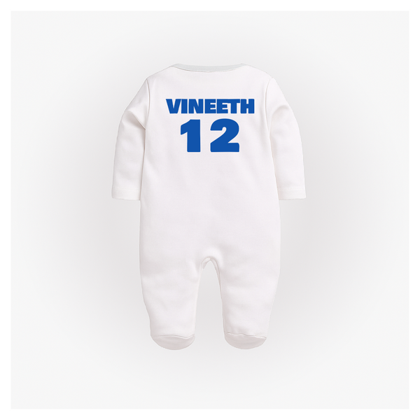 Custom Little Indian Sleep Suit | Personalized Sleep Suit with a Name and Number