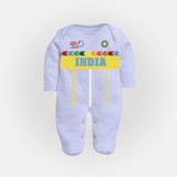 The 1996 Throwback Sleep Suit - A nod to the iconic light blue and yellow design.