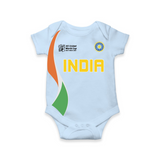 The 2007 T20 Champion Romper - Honoring the jersey from a historic T20 World Cup win. - BABY BLUE - New Born (Chest 14")