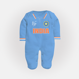 The 2015 Modern Blues Sleep Suit - A sleek, contemporary design from a new era of Indian cricket.