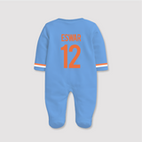 The 2015 Modern Blues Sleep Suit - A sleek, contemporary design from a new era of Indian cricket.