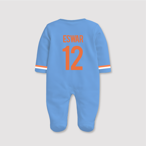 The 2015 Modern Blues Sleep Suit - A sleek, contemporary design from a new era of Indian cricket.