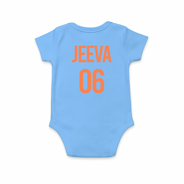 The 2015 Modern Blues Romper - A sleek, contemporary design from a new era of Indian cricket.