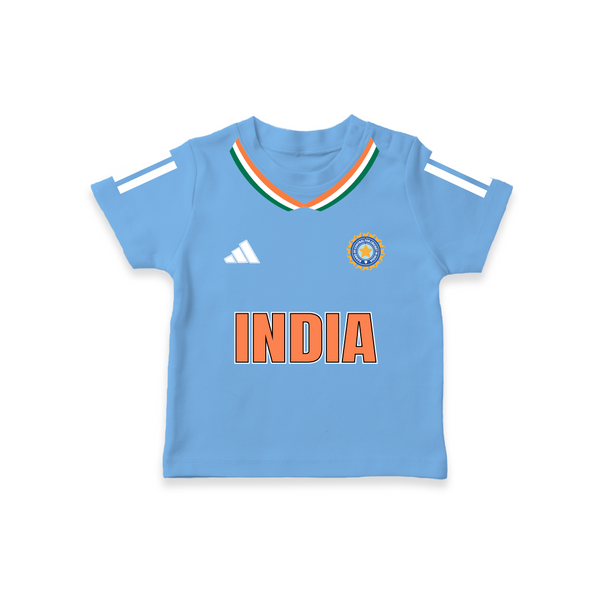 Women's Indian 2025 Cricket Jersey inspired T-Shirt