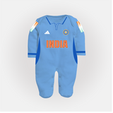 Women's Blue Indian 2025 Cricket Jersey Fullbody Suit