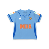 Women's Blue Indian 2025 Cricket Jersey T-Shirt