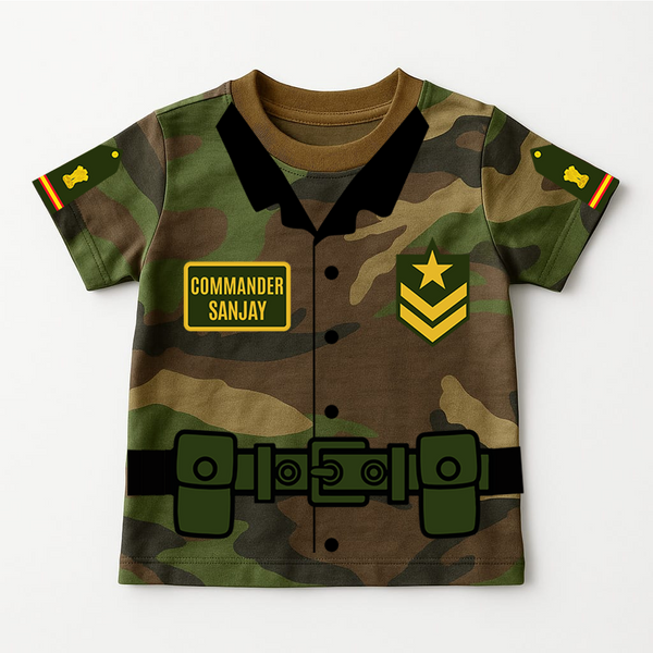 Future Commander T-shirt | Custom T-shirt for Your Little Leader