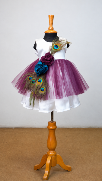 Peacock Charm Party wear - Girl Kid