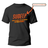 Pushpa Theme: National, International Adult Unisex T-Shirt (Kannada)