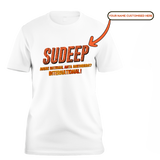 Pushpa Theme: National, International Adult Unisex T-Shirt (Kannada)