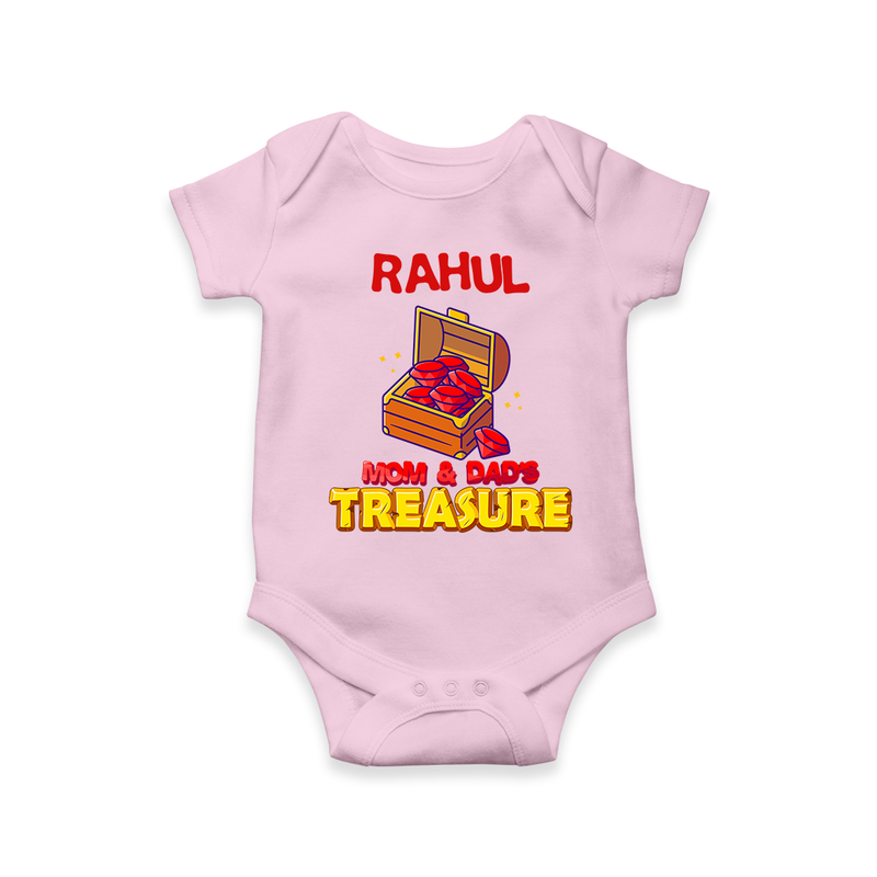 Transform Your Little Mans Look With "Mom & Dad Treasure" Casual Romper