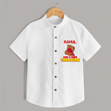 Transform Your Little Mans Look With "Mom & Dad Treasure" Casual Shirts. - WHITE - 0 - 6 Months Old (Chest 21")