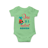 Let Your Kids Personality Shine With Our Collection of "One in a Melon" Customized Romper - GREEN - 0 - 3 Months Old (Chest 16")