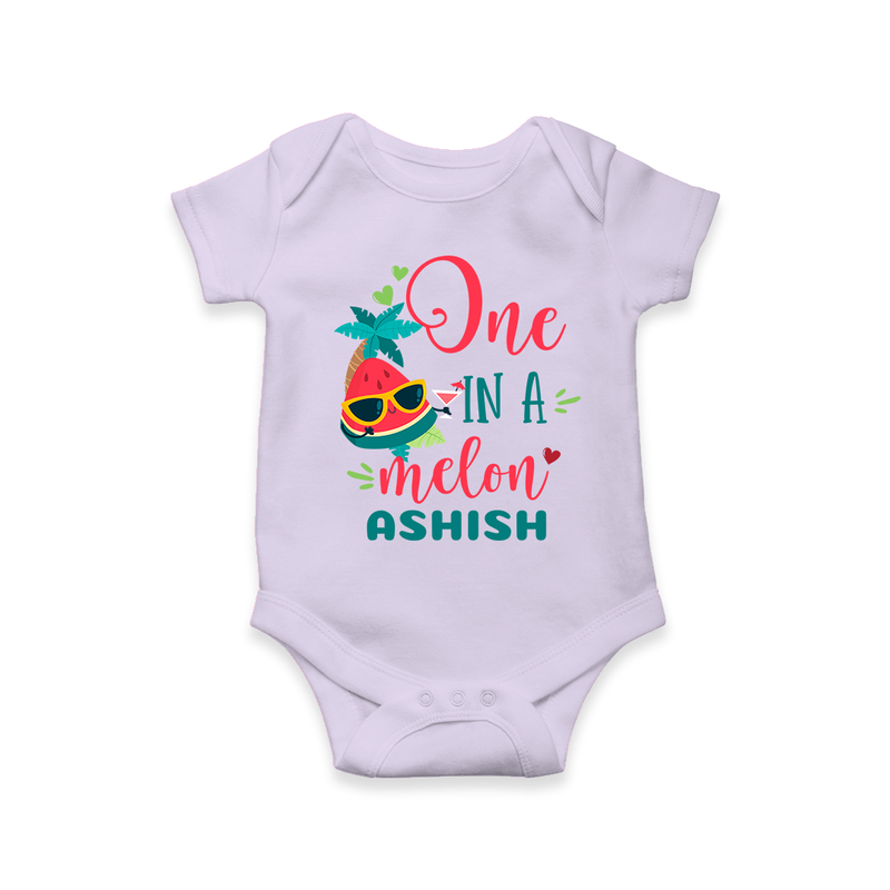 Let Your Kids Personality Shine With Our Collection of "One in a Melon" Customized Romper - LILAC - 0 - 3 Months Old (Chest 16")