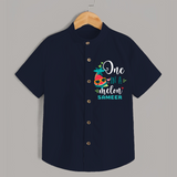 Let Your Kids Personality Shine With Our Collection of "One in a Melon" Casual Shirts - NAVY BLUE - 0 - 6 Months Old (Chest 21")