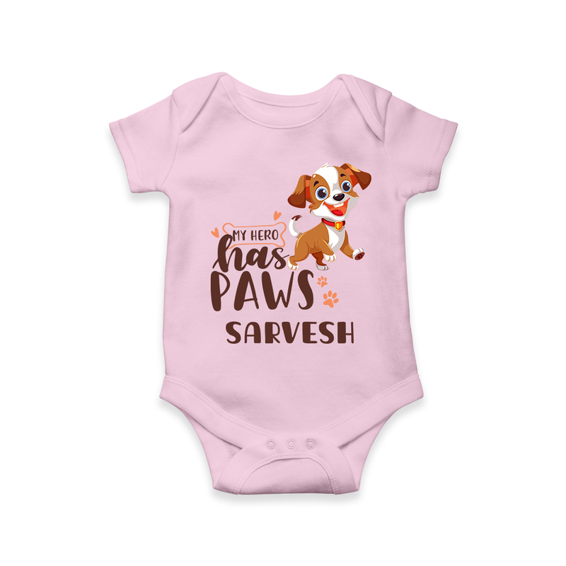 Elevate Your Sons Casual Wardrobe With Our "My Hero Has Paws" Romper