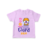 Let Your Kids Personality Shine With Our Collection of "Love is a Four Legged Word" Casual T-Shirts - LILAC - 0 - 5 Months Old (Chest 17")