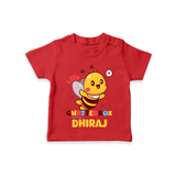 Transform Your Boys Look With The Addition of Our "Chatterbox " Fashionable Casual T-Shirts - RED - 0 - 5 Months Old (Chest 17")