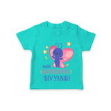 Keep Them Looking Cool And Comfortable With "Social Butterfly" Themed Casual T-Shirts - TEAL - 0 - 5 Months Old (Chest 17")