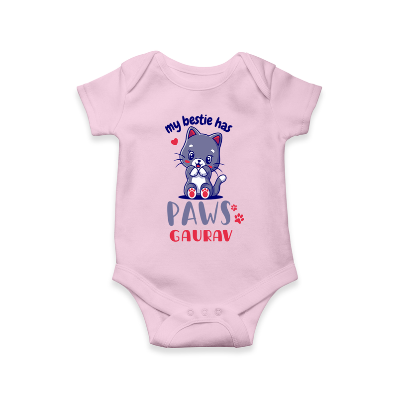 Keep Them Looking Cool And Comfortable With "My Bestie Has Paws" Trendy Customized Romper