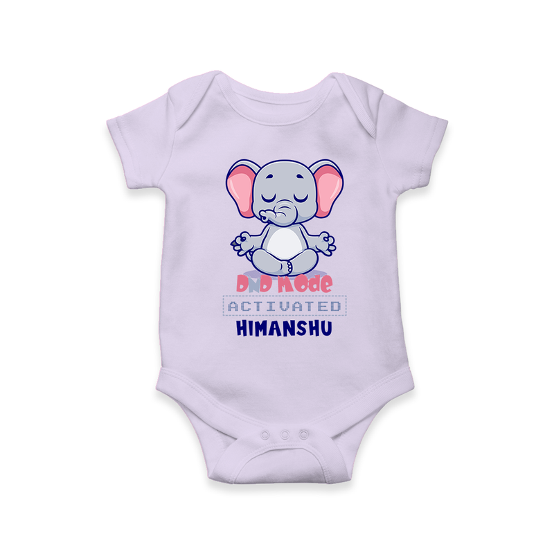 Help Your Son To Develop His Personal Style With Our Range of "DND Mode - Activated" Customized Romper - LILAC - 0 - 3 Months Old (Chest 16")