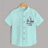 Refresh Your Sons Wardrobe With "Tired Of Being Cute " Casual Shirts. - ARCTIC BLUE - 0 - 6 Months Old (Chest 21")