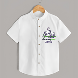 Refresh Your Sons Wardrobe With "Tired Of Being Cute " Casual Shirts. - WHITE - 0 - 6 Months Old (Chest 21")