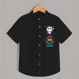 Update And Refresh Your Sons Wardrobe With Our "Don't Stop The Music-Panda" Versatile Casual Shirts - BLACK - 0 - 6 Months Old (Chest 21")
