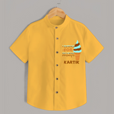 Keep Them Looking Cool With Our "Ice-Scream" Trendy Shirts. - YELLOW - 0 - 6 Months Old (Chest 21")