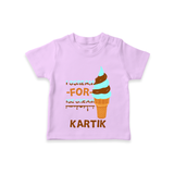 Keep Them Looking Cool With Our "Ice-Scream" Trendy T-Shirts - LILAC - 0 - 5 Months Old (Chest 17")