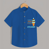 Keep Them Looking Cool With Our "Ice-Scream" Trendy Shirts. - COBALT BLUE - 0 - 6 Months Old (Chest 21")
