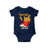 Update Your Sons Fashion Game With Our "Fry - Yay" Cool Customized Romper