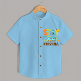 Modernize Your Son's Clothing Collection With Our "Stay Cool" Casual Shirts - SKY BLUE - 0 - 6 Months Old (Chest 21")