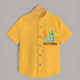 Modernize Your Son's Clothing Collection With Our "Stay Cool" Casual Shirts - YELLOW - 0 - 6 Months Old (Chest 21")