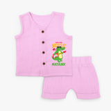 Make Your Little One Stand Out in Style With Our "Make Some Noise" Customized Jabla set - LAVENDER ROSE - 0 - 3 Months Old (Chest 9.8")