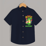 Make Your Little One Stand Out in Style With Our "Make Some Noise" Boys Shirts - NAVY BLUE - 0 - 6 Months Old (Chest 21")