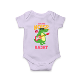 Make Your Little One Stand Out in Style With Our "Make Some Noise" Boys Romper - LILAC - 0 - 3 Months Old (Chest 16")