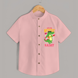 Make Your Little One Stand Out in Style With Our "Make Some Noise" Boys Shirts - PEACH - 0 - 6 Months Old (Chest 21")