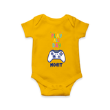 Share The Joy of Creativity And Individuality With Our "Play All Day" Customized Romper - CHROME YELLOW - 0 - 3 Months Old (Chest 16")