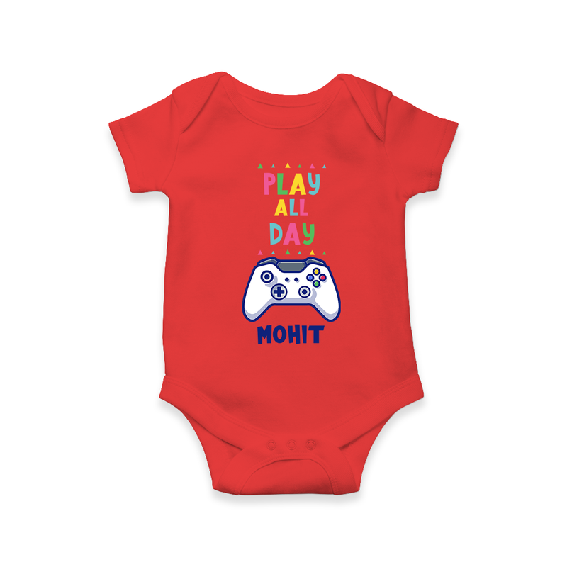 Share The Joy of Creativity And Individuality With Our "Play All Day" Customized Romper