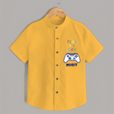 Share The Joy of Creativity And Individuality With Our "Play All Day" Customized Shirts - YELLOW - 0 - 6 Months Old (Chest 21")