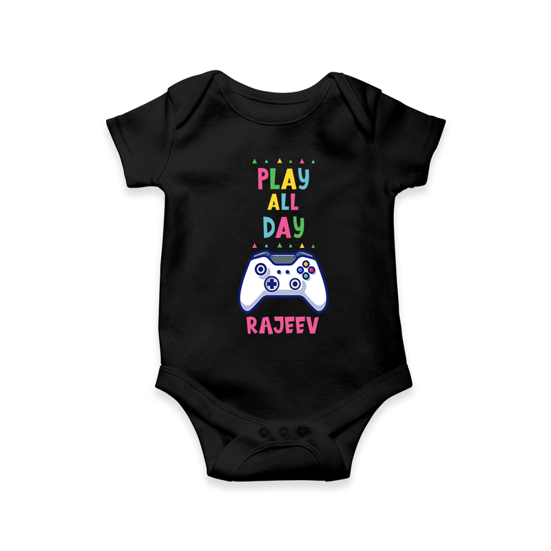 Share The Joy of Creativity And Individuality With Our "Play All Day" Customized Romper