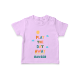 Elevate Your Sons Casual Attire With Our "Play The Day Away" Stylish T-Shirts - LILAC - 0 - 5 Months Old (Chest 17")