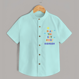 Elevate Your Sons Casual Attire With Our "Play The Day Away" Stylish Shirts - ARCTIC BLUE - 0 - 6 Months Old (Chest 21")